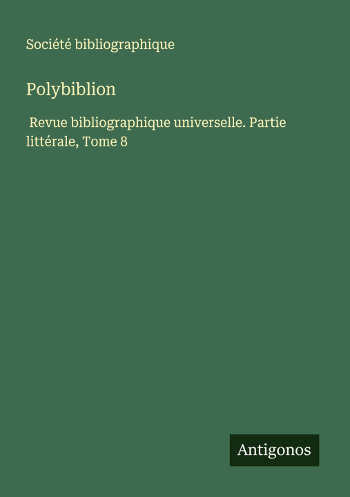 Kniha Polybiblion 