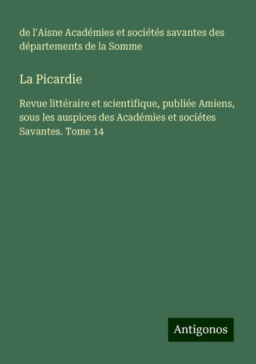 Kniha La Picardie 