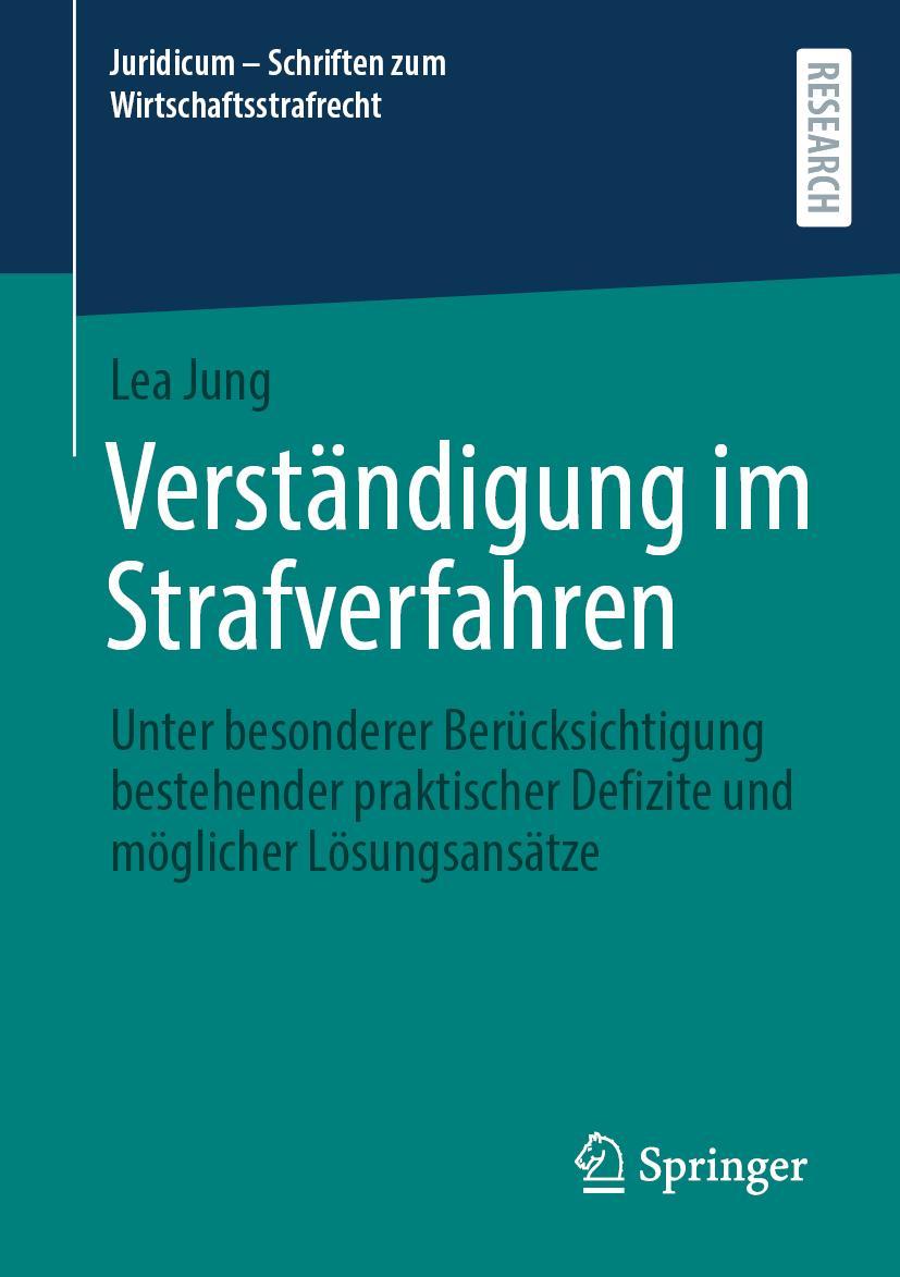 Carte Verständigung im Strafverfahren Jung