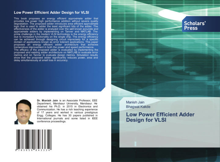 Kniha Low Power Efficient Adder Design for VLSI Bhagwat Kakde
