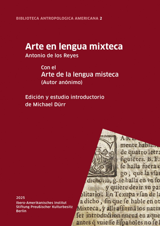 Kniha Arte en lengua mixteca Durr