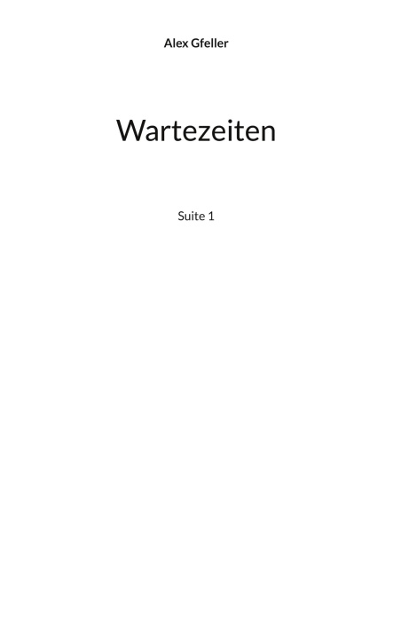 Kniha Wartezeiten 