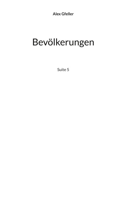 Kniha Bevölkerungen 
