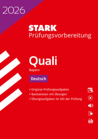 Книга STARK Deutsch 9. Klasse - Quali Mittelschule 2026 Bayern - Prüfungsvorbereitung 