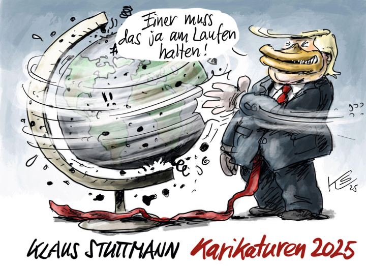Carte Stuttmann Karikaturen 2025 Klaus Stuttmann