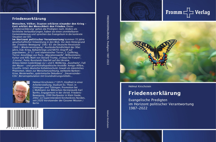 Kniha Friedenserklärung Helmut Kirschstein