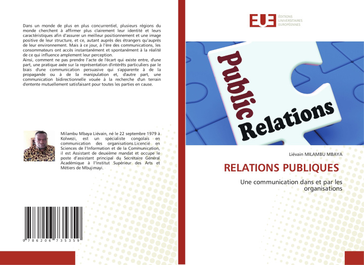 Buch RELATIONS PUBLIQUES Liévain MILAMBU MBAYA
