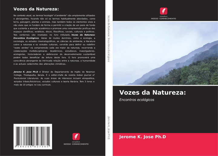Kniha Vozes da Natureza: Jerome K. Jose Ph.D