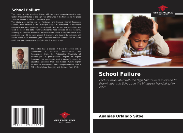 Книга School Failure Ananias Orlando Sitoe