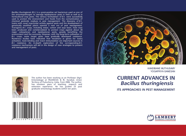 Kniha CURRENT ADVANCES IN Bacillus thuringiensis Yogapriya Ganesan