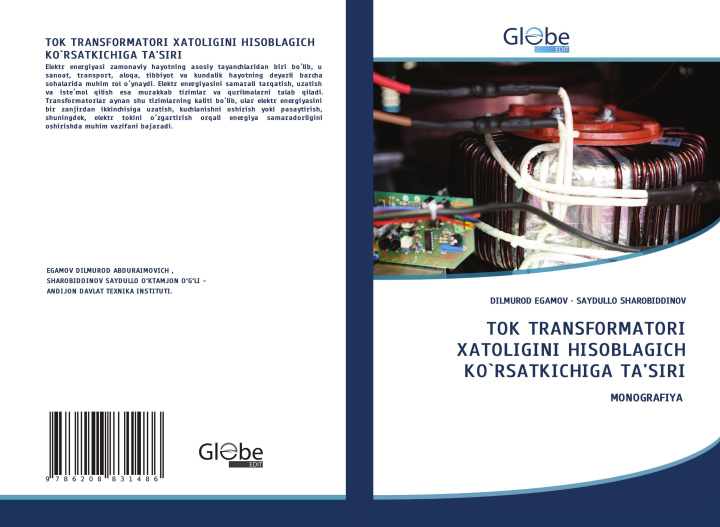 Kniha TOK TRANSFORMATORI XATOLIGINI HISOBLAGICH KO`RSATKICHIGA TA'SIRI Saydullo Sharobiddinov
