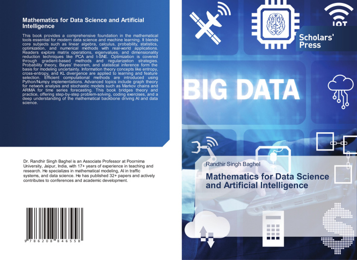 Kniha Mathematics for Data Science and Artificial Intelligence Randhir Singh Baghel