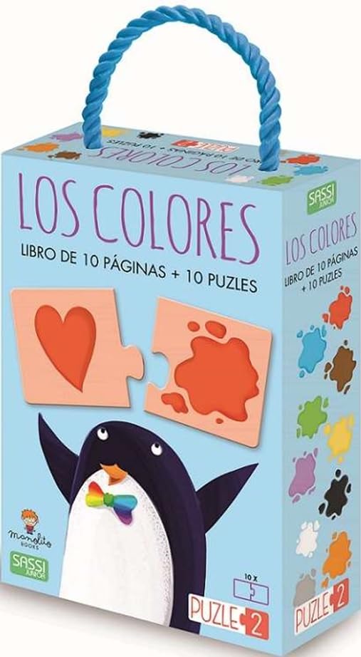 Knjiga COLORES LIBRO Y PUZLE Gaule M