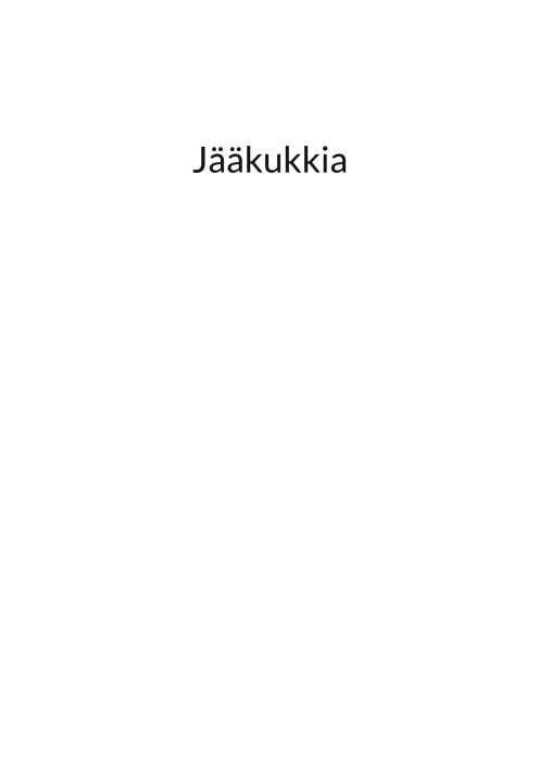 Kniha Jääkukkia 