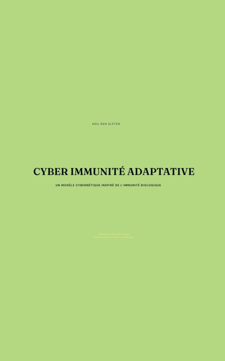 Kniha Cyber Immunité Adaptative 
