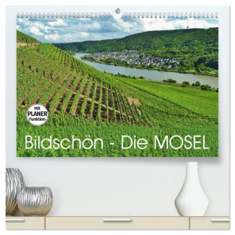 Kalendár/Diár Bildschön - Die Mosel (hochwertiger Premium Wandkalender 2026 DIN A2 quer), Kunstdruck in Hochglanz Calvendo