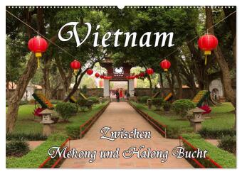 Kalendár/Diár Vietnam - Zwischen Mekong und Halong Bucht (Wandkalender 2026 DIN A2 quer), CALVENDO Monatskalender Calvendo