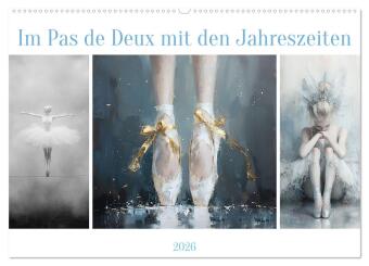 Kalendár/Diár Im Pas de Deux mit der Stille (Wandkalender 2026 DIN A2 quer), CALVENDO Monatskalender Calvendo
