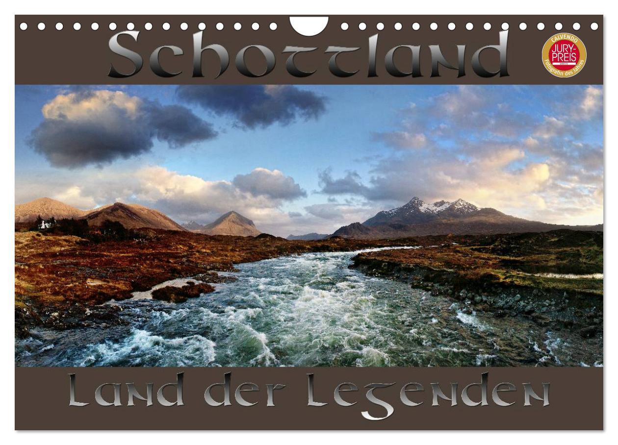 Kalendár/Diár Schottland - Land der Legenden (Wandkalender 2026 DIN A4 quer), CALVENDO Monatskalender Calvendo