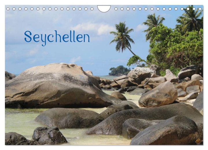 Kalendár/Diár Seychellen (Wandkalender 2026 DIN A4 quer), CALVENDO Monatskalender Calvendo