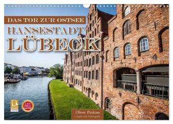 Kalendár/Diár Lübeck - Das Tor zur Ostsee (Wandkalender 2026 DIN A3 quer), CALVENDO Monatskalender Calvendo