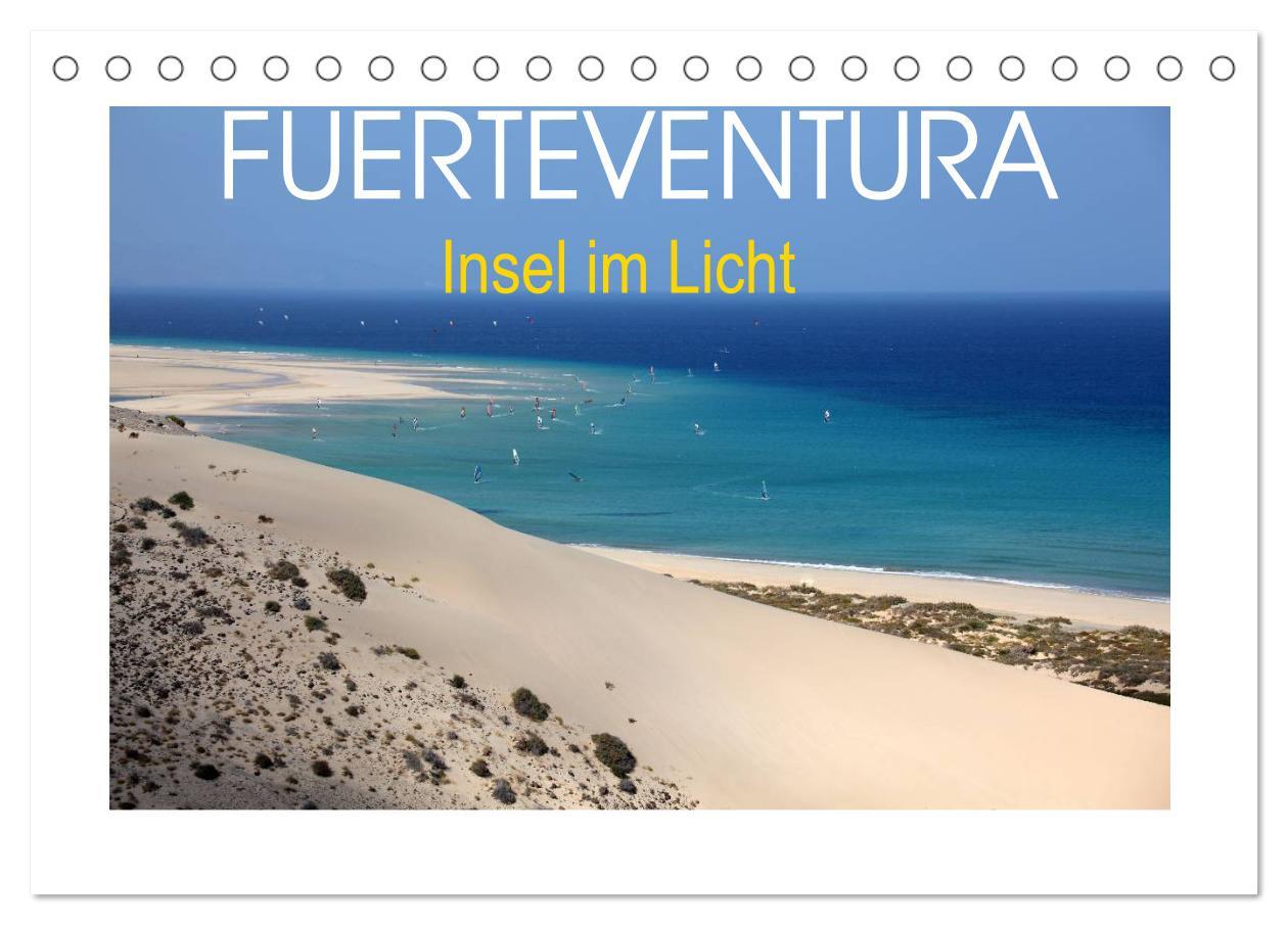 Kalendár/Diár Fuerteventura - Insel im Licht (Tischkalender 2026 DIN A5 quer), CALVENDO Monatskalender Calvendo