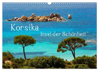 Kalender/Terminbuch Korsika Insel der Schönheit (Wandkalender 2026 DIN A3 quer), CALVENDO Monatskalender Calvendo