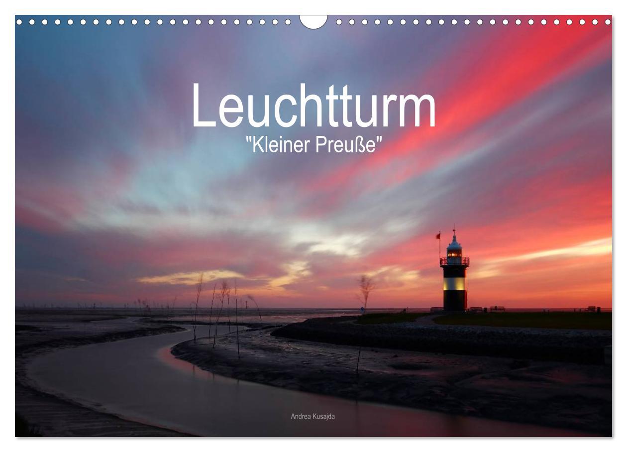 Kalendár/Diár Leuchtturm "Kleiner Preuße" (Wandkalender 2026 DIN A3 quer), CALVENDO Monatskalender Calvendo