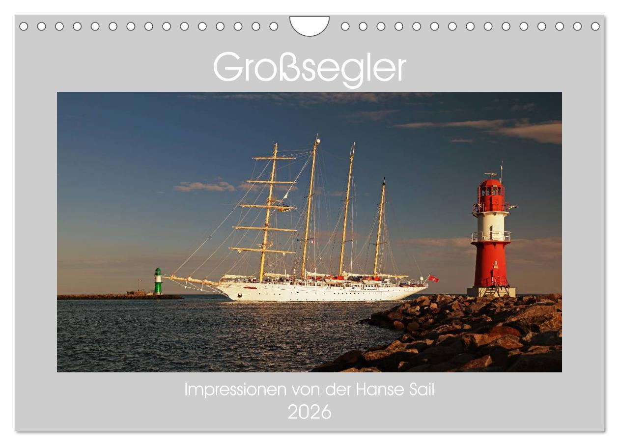 Calendar/Diary Großsegler (Wandkalender 2026 DIN A4 quer), CALVENDO Monatskalender Calvendo