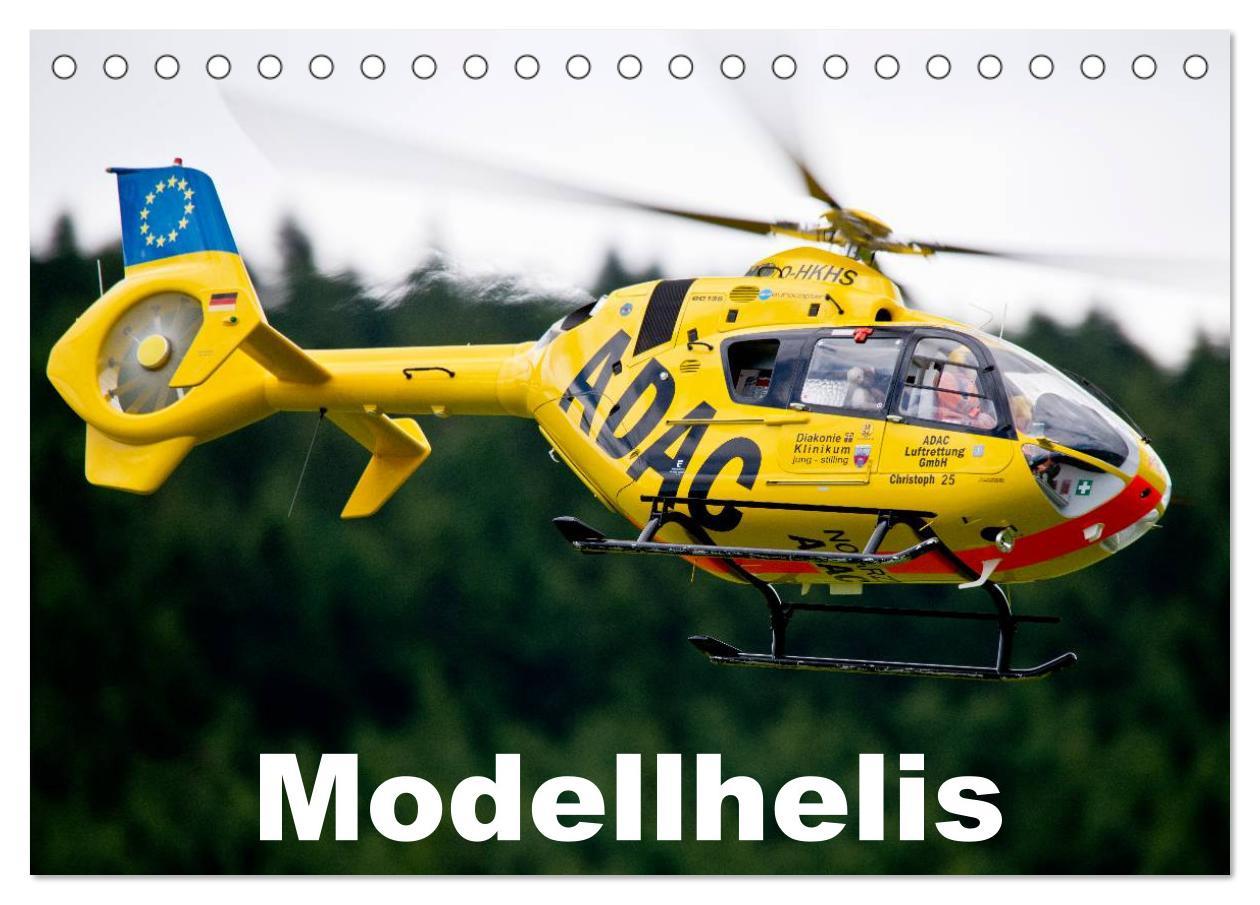 Kalendár/Diár Modellhelis (Tischkalender 2026 DIN A5 quer), CALVENDO Monatskalender Calvendo