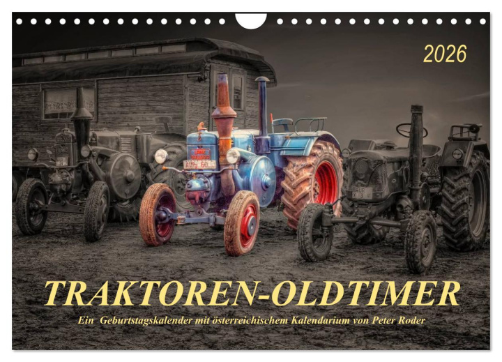 Koledar/Rokovnik Traktoren - Oldtimer (Wandkalender 2026 DIN A4 quer), CALVENDO Monatskalender Calvendo
