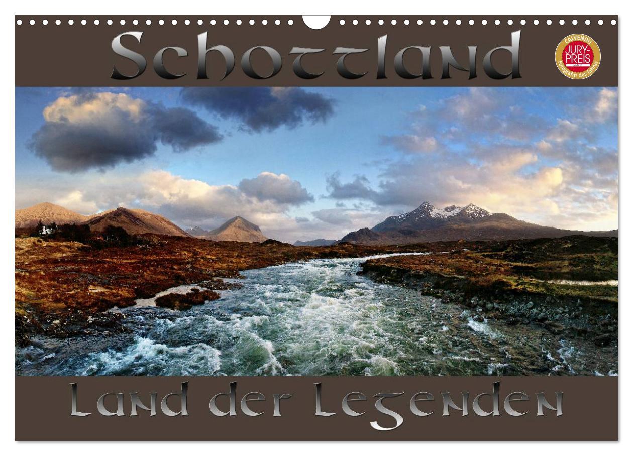 Kalendár/Diár Schottland - Land der Legenden (Wandkalender 2026 DIN A3 quer), CALVENDO Monatskalender Calvendo