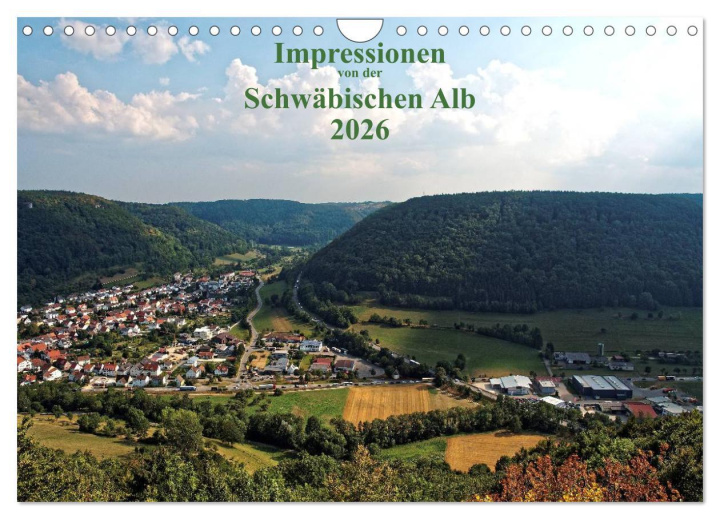 Kalendár/Diár Impressionen von der Schwäbischen Alb (Wandkalender 2026 DIN A4 quer), CALVENDO Monatskalender Calvendo