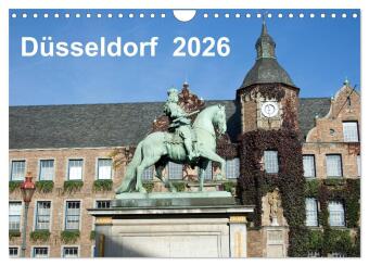 Kalendár/Diár Düsseldorf 2026 (Wandkalender 2026 DIN A4 quer), CALVENDO Monatskalender Calvendo