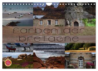 Kalendár/Diár Farben der Bretagne (Wandkalender 2026 DIN A4 quer), CALVENDO Monatskalender Calvendo