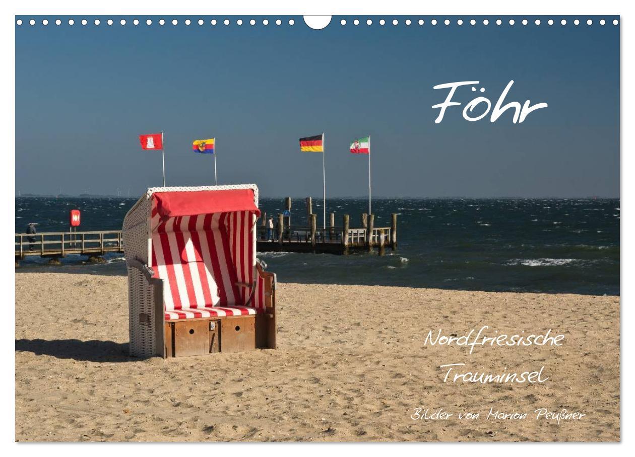 Kalendár/Diár Föhr - Nordfriesische Trauminsel (Wandkalender 2026 DIN A3 quer), CALVENDO Monatskalender Calvendo