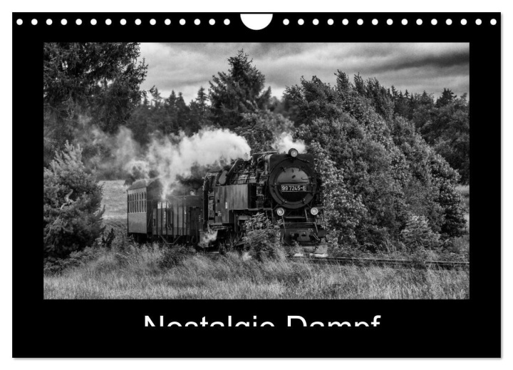 Kalendár/Diár Nostalgie Dampf (Wandkalender 2026 DIN A4 quer), CALVENDO Monatskalender Calvendo