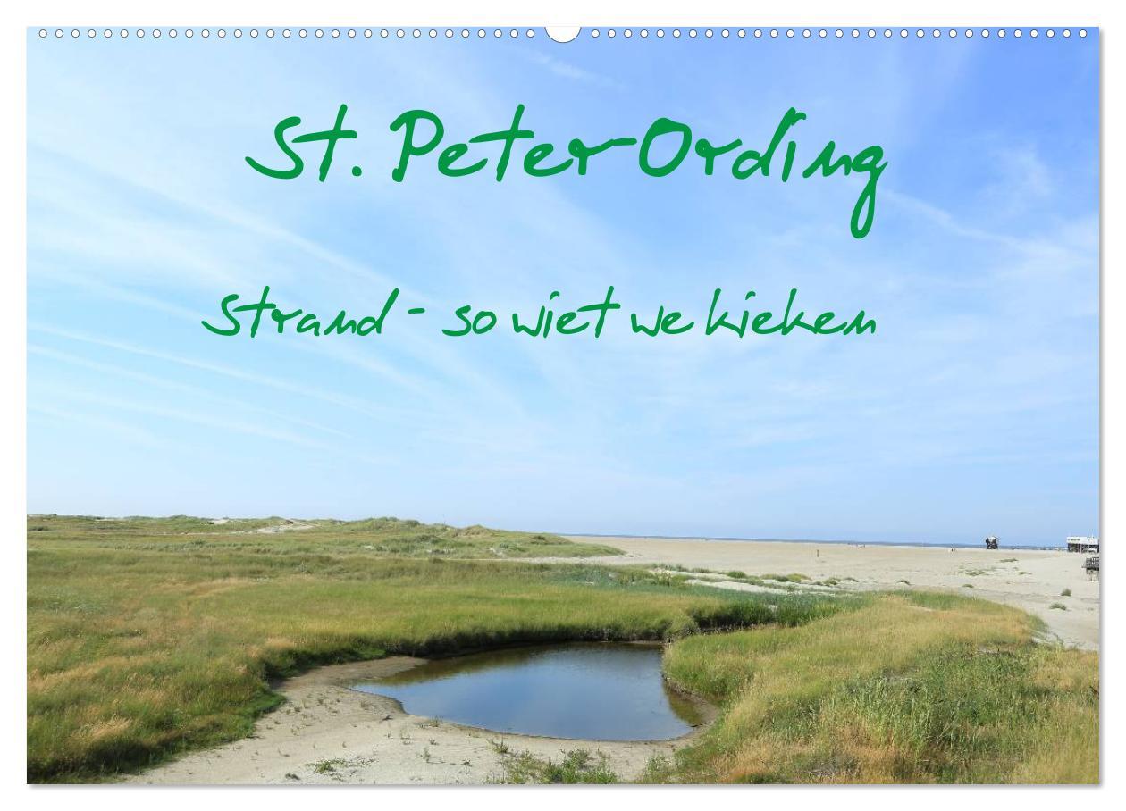 Kalendár/Diár St. Peter-Ording (Wandkalender 2026 DIN A2 quer), CALVENDO Monatskalender Calvendo