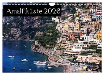 Kalendár/Diár Amalfiküste 2026 (Wandkalender 2026 DIN A4 quer), CALVENDO Monatskalender Calvendo