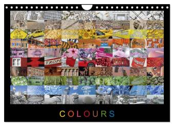 Kalendár/Diár Colours (Wandkalender 2026 DIN A4 quer), CALVENDO Monatskalender Calvendo