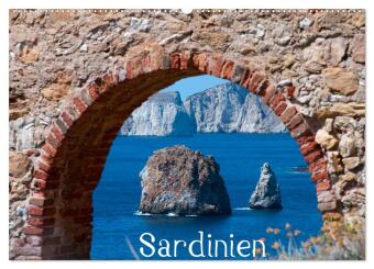 Kalendár/Diár Sardinien (Wandkalender 2026 DIN A2 quer), CALVENDO Monatskalender Calvendo