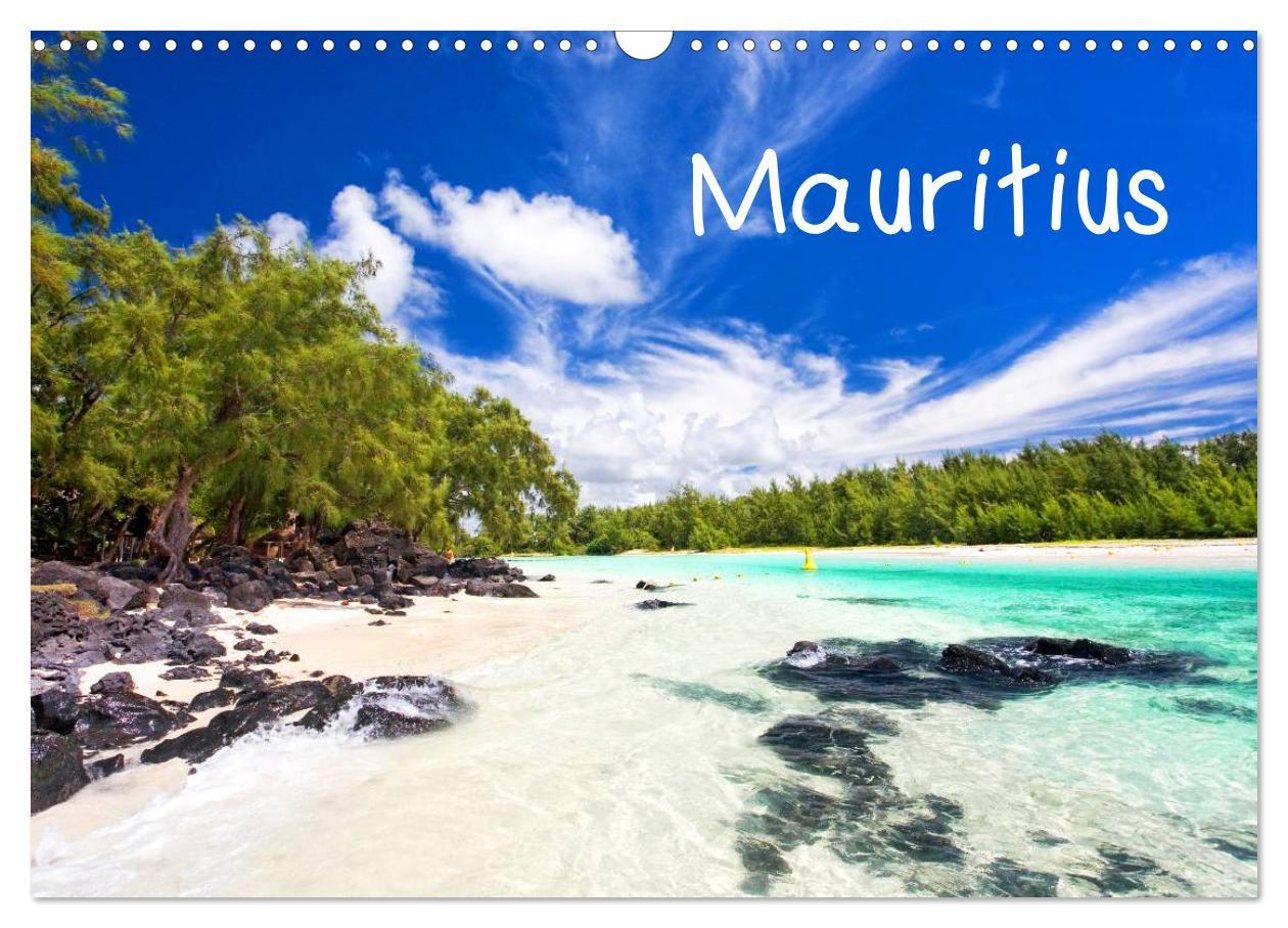 Kalendár/Diár Mauritius (Wandkalender 2026 DIN A3 quer), CALVENDO Monatskalender Calvendo