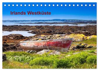 Kalendár/Diár Irlands Westküste (Tischkalender 2026 DIN A5 quer), CALVENDO Monatskalender Calvendo