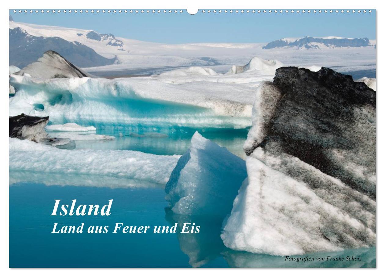 Kalendár/Diár Island (Wandkalender 2026 DIN A2 quer), CALVENDO Monatskalender Calvendo