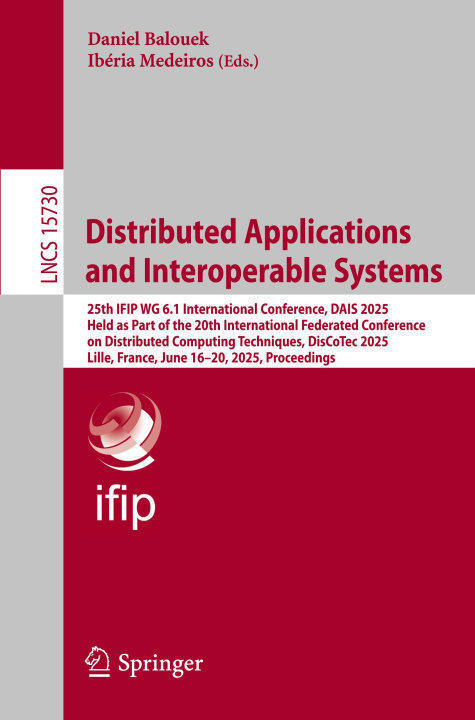 Kniha Distributed Applications and Interoperable Systems Daniel Balouek