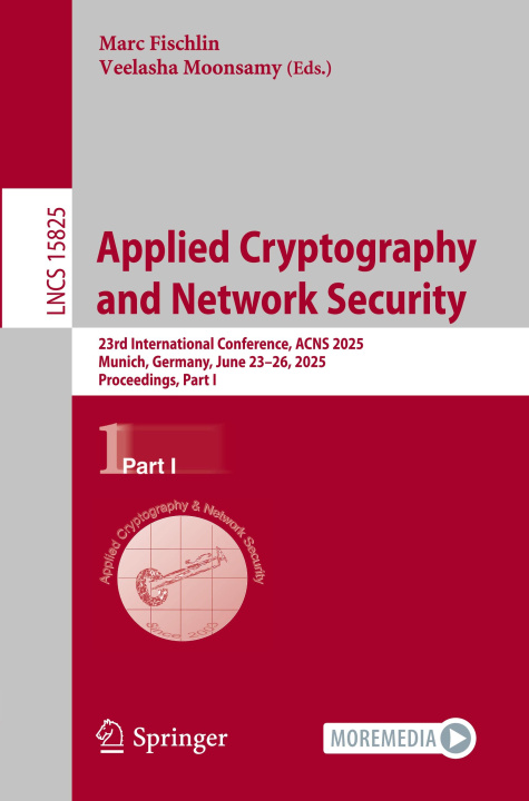 Kniha Applied Cryptography  and Network Security Marc Fischlin