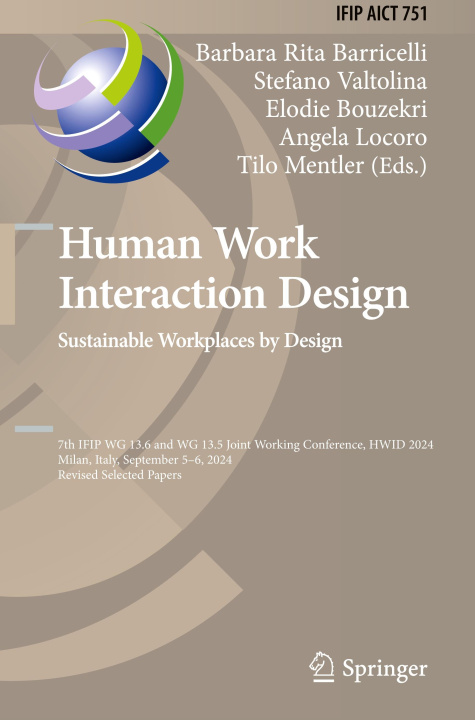 Kniha Human Work Interaction Design. Sustainable Workplaces by Design Barbara Rita Barricelli