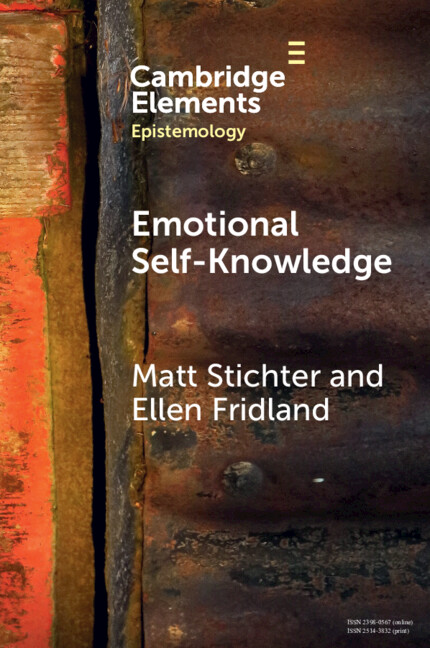 Knjiga Emotional Self-Knowledge Matt Stichter