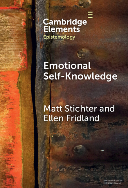Kniha Emotional Self-Knowledge Matt Stichter