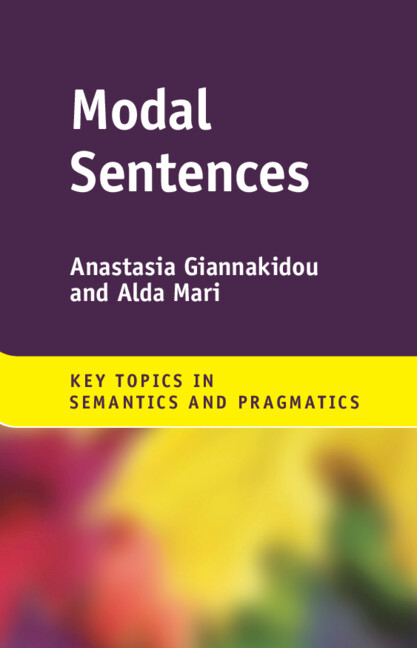 Book Modal Sentences Anastasia Giannakidou